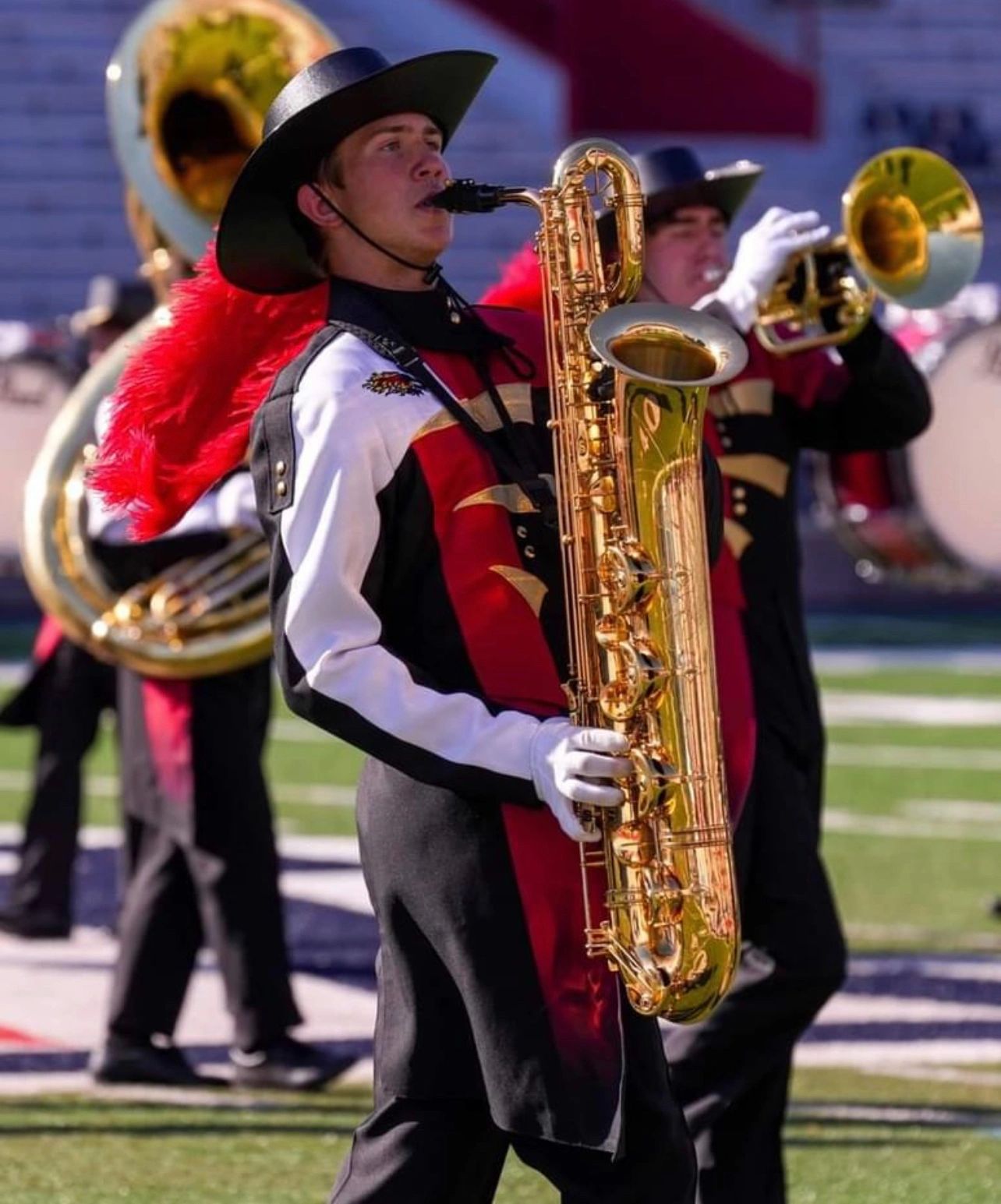 Chaparral High School Band at the Arizona State University Band Competition. (2023)