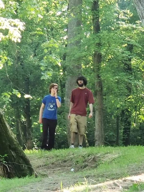 Dalton and oldest cousin, Braden.  