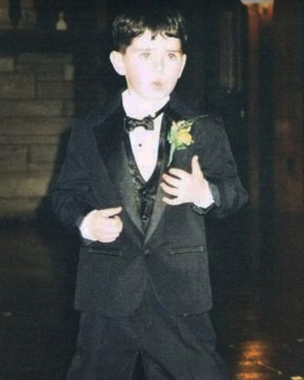 When Dalton was 4-5 he was asked to be ring bearer in a friend's wedding.  