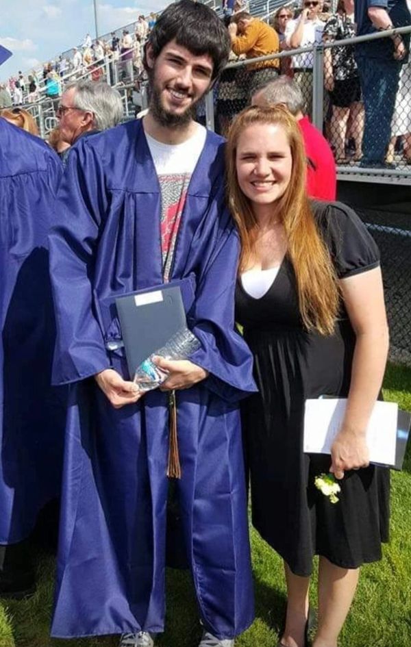 Dalton & his Auny "Ashy" at his high school graduation