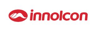 Innolcon logo with red text and a mustache icon.
