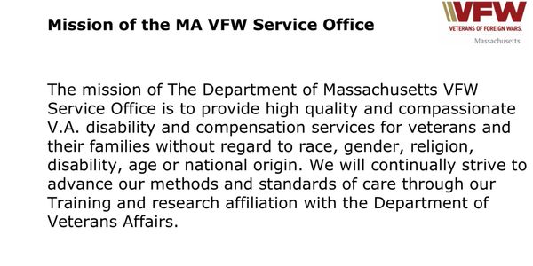 CDR's Special Project | Veterans of Foreign Wars Department of Massachusetts