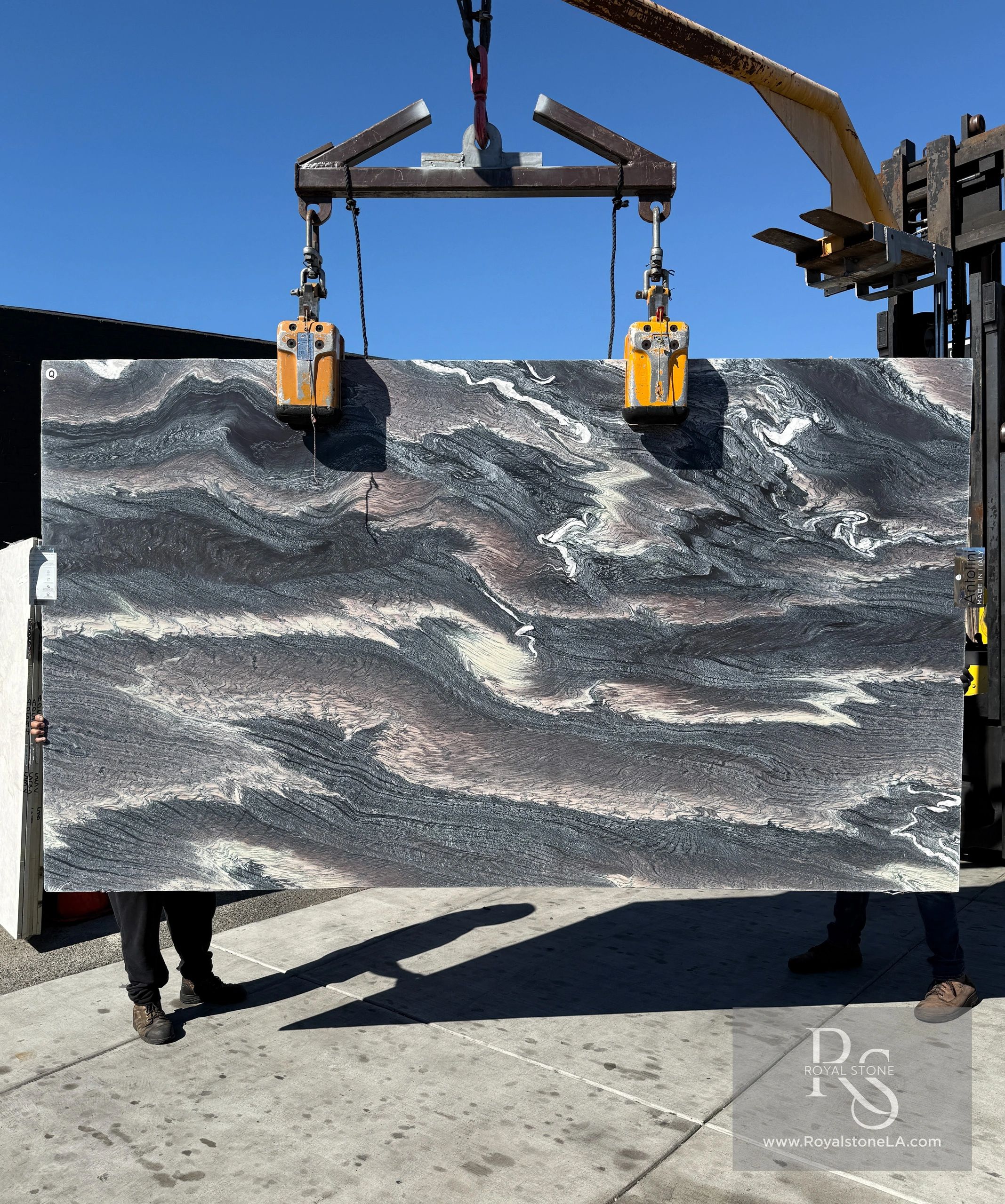 2cm Antolini Cippolino Ondulato Honed Marble Slab Royal Stone Los Angeles Stonework yard 