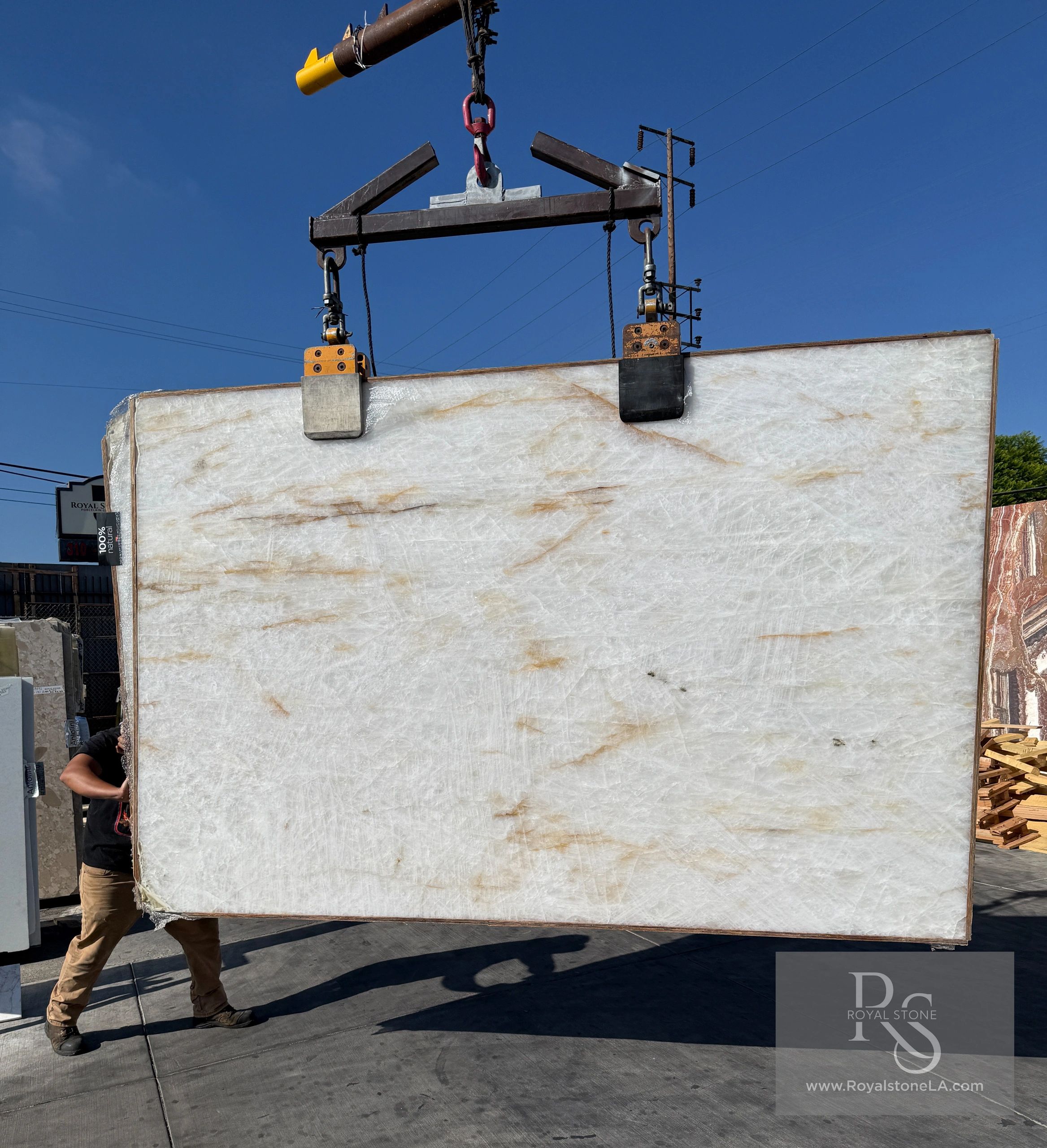 2cm Antolini Cristallo Bianco Lumix A0375 Selected Polished FInish Quartzite 76x117