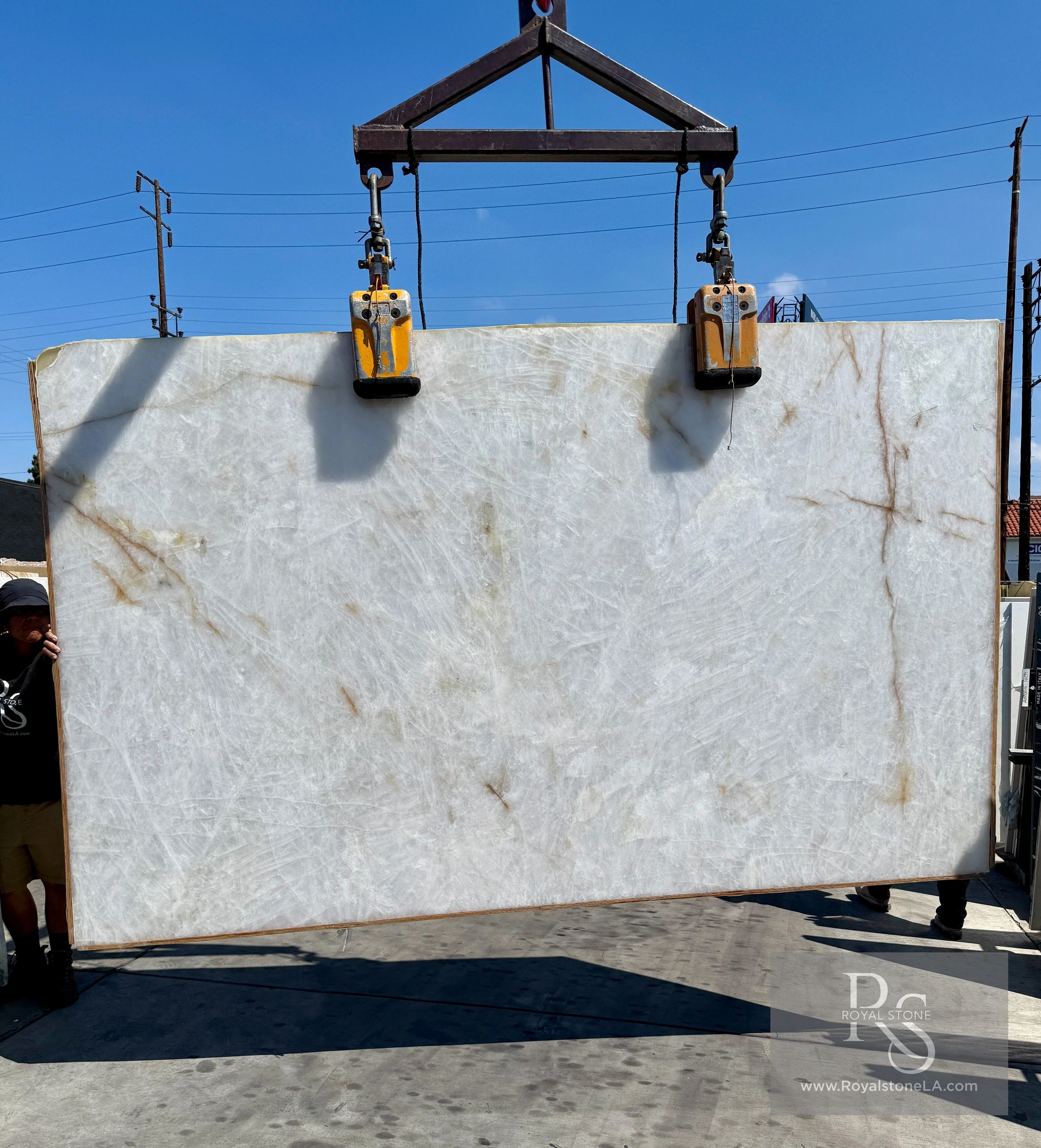 2cm Antolini Cristallo Bianco Selected AO260 Traslux Polished 75x125