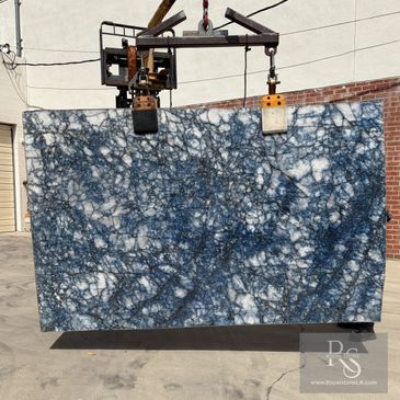 2cm Antolini Cristallo Cobalt Blue Zaffiro YG572 Treated Polished Finish 77" x 125"