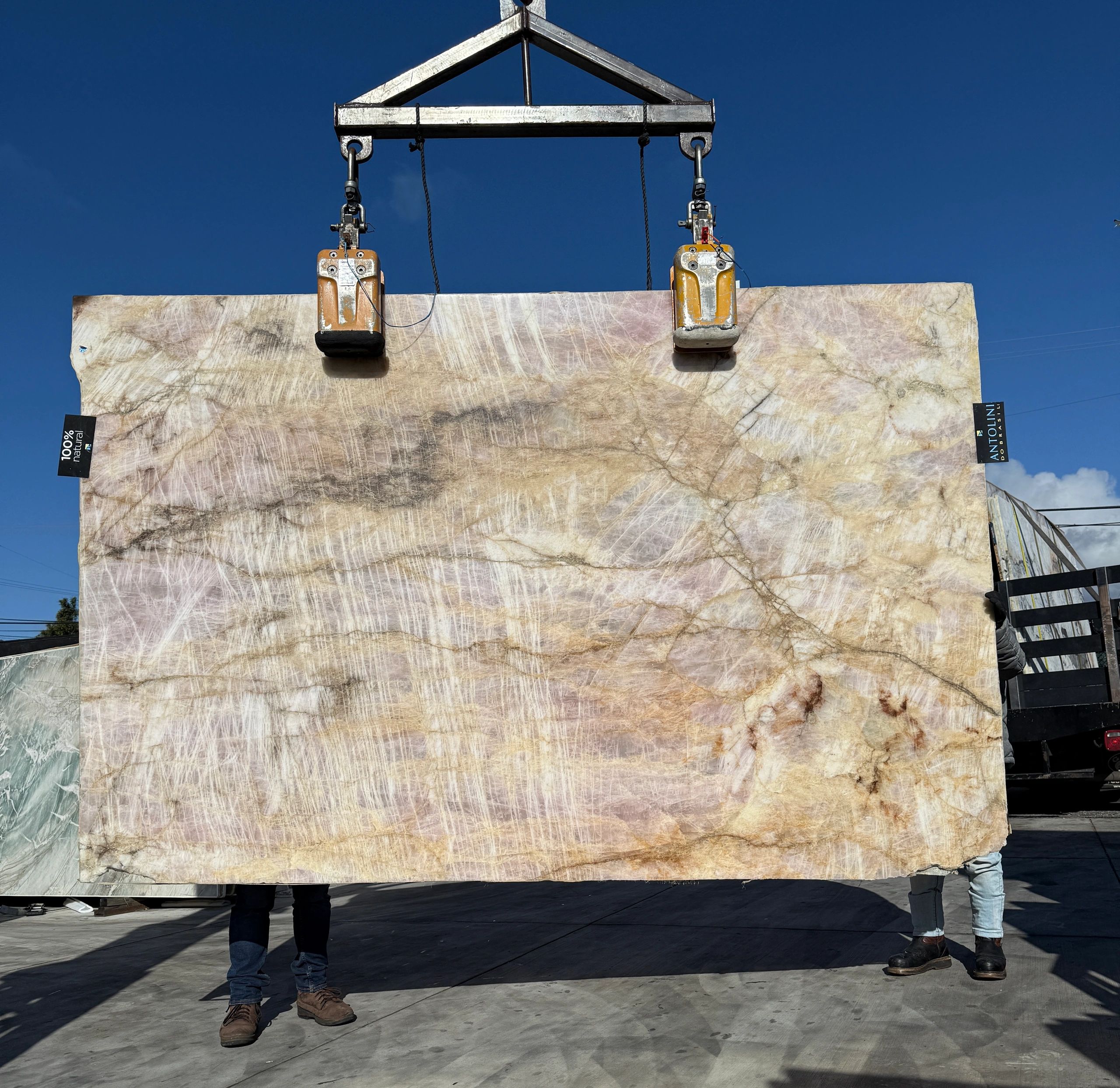 Antolini Cristallo Quartzite Tropicale Polished Finish 71x109