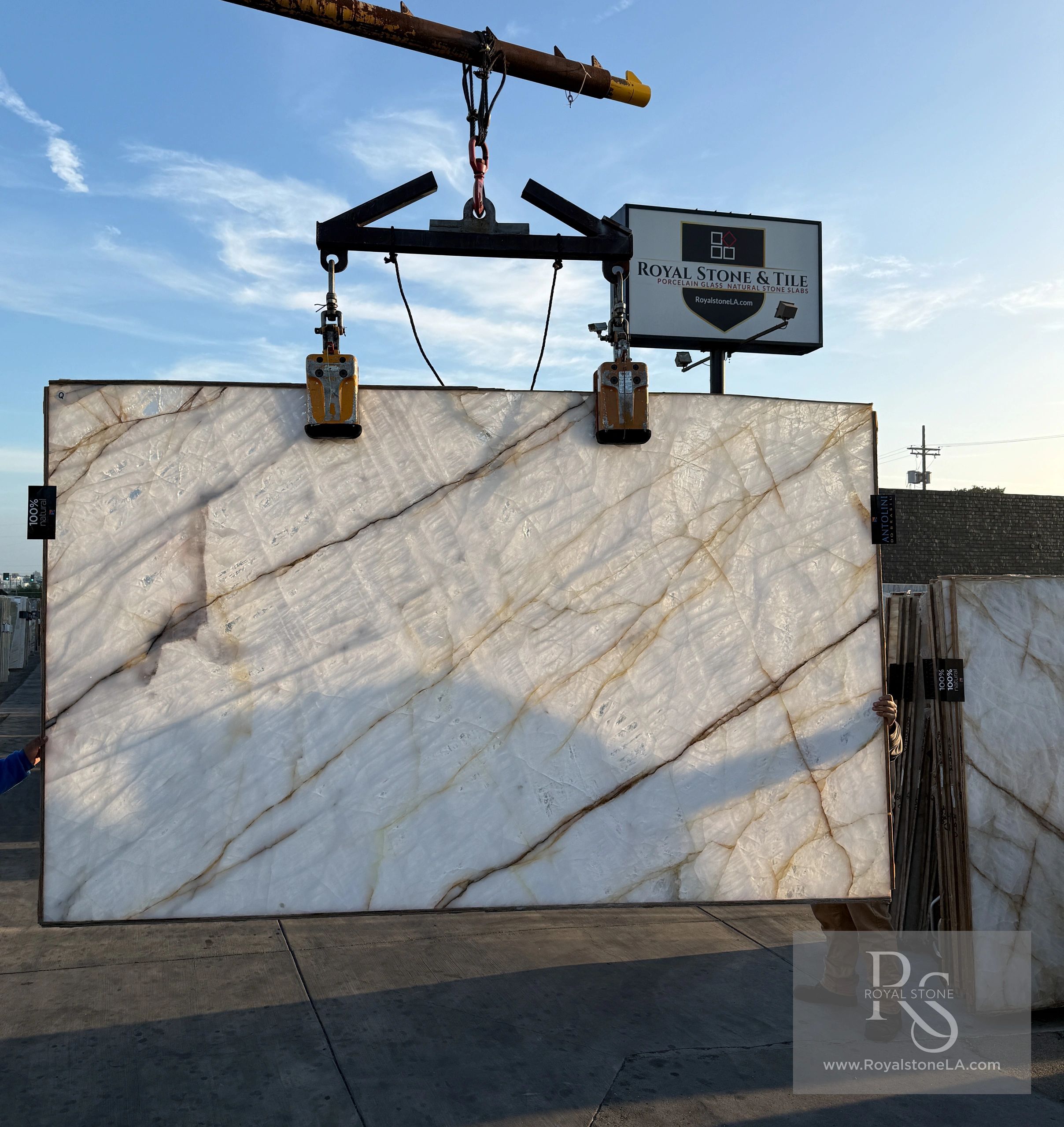 2cm Antolini Cristallo Select Grade Vitrum Dual Finish 78x126