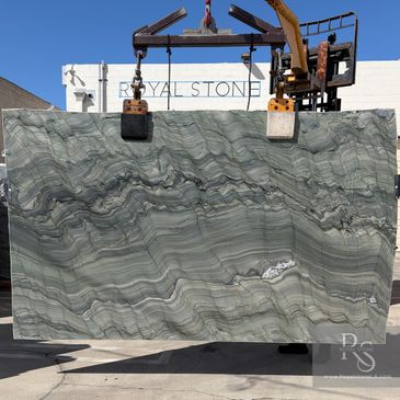 2cm Antolini Fusion Green Wow ED963 Explosion Quartzite Honed Finish 76" x 127"