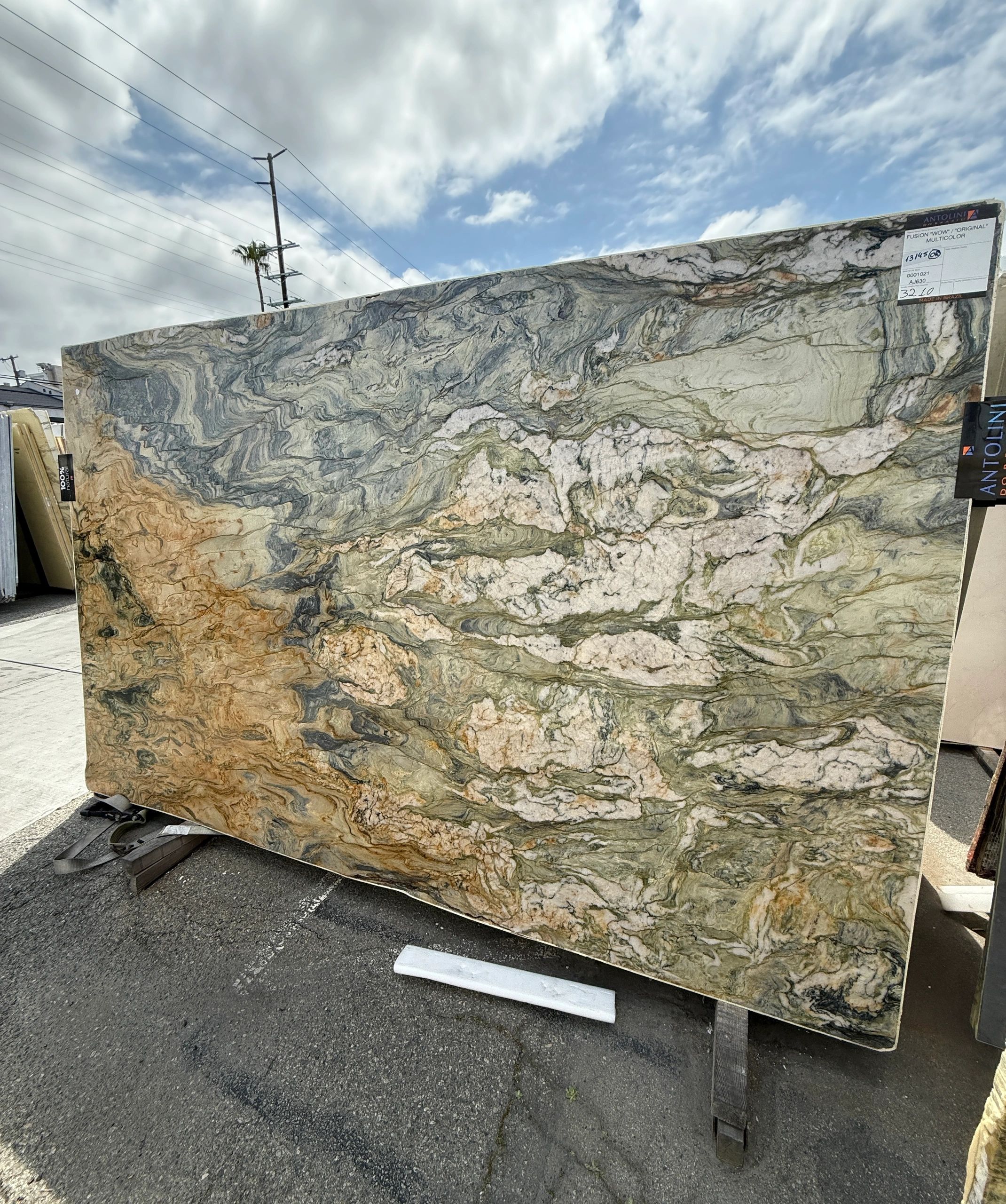 2cm Antolini Fusion Wow Original Quartzite Slab Polished Finish 76x122
