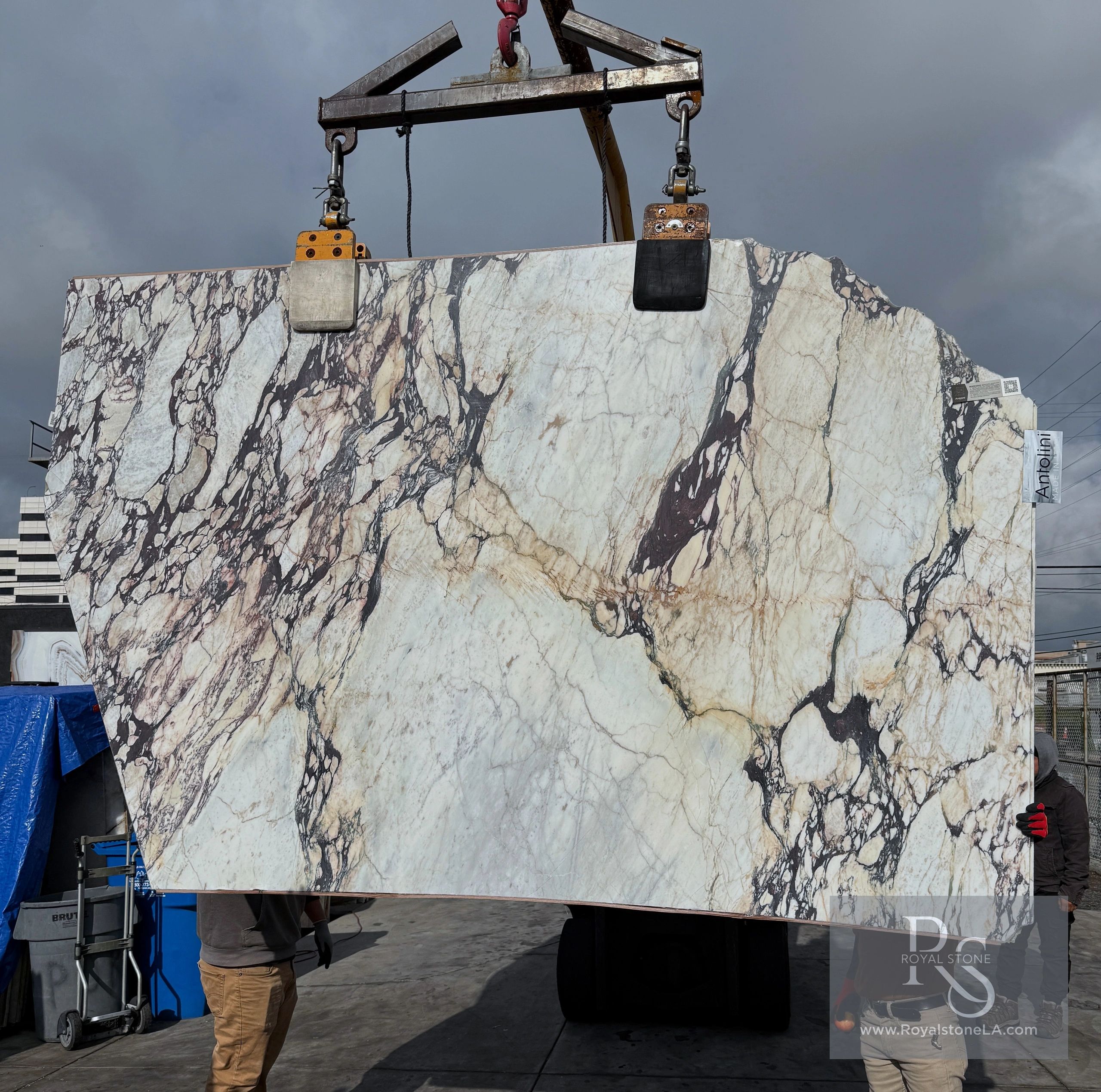 2cm Antolini Italian Viola Marble slab honed finish lot YG580