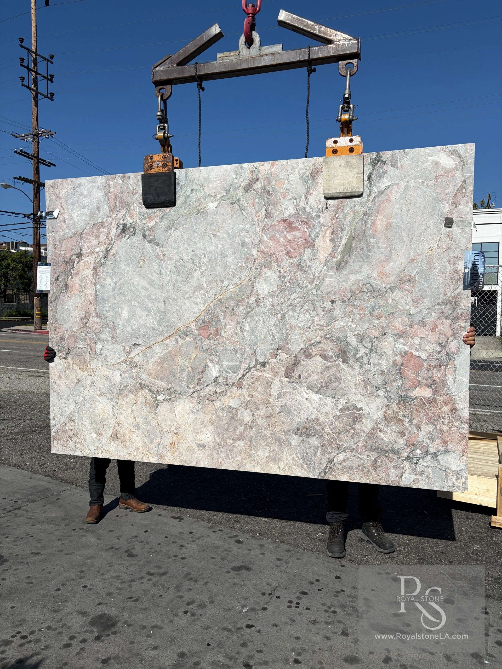 2cm Antolini Les Quatre Saison Pink Marble Slab Honed Finish 71" x 101"