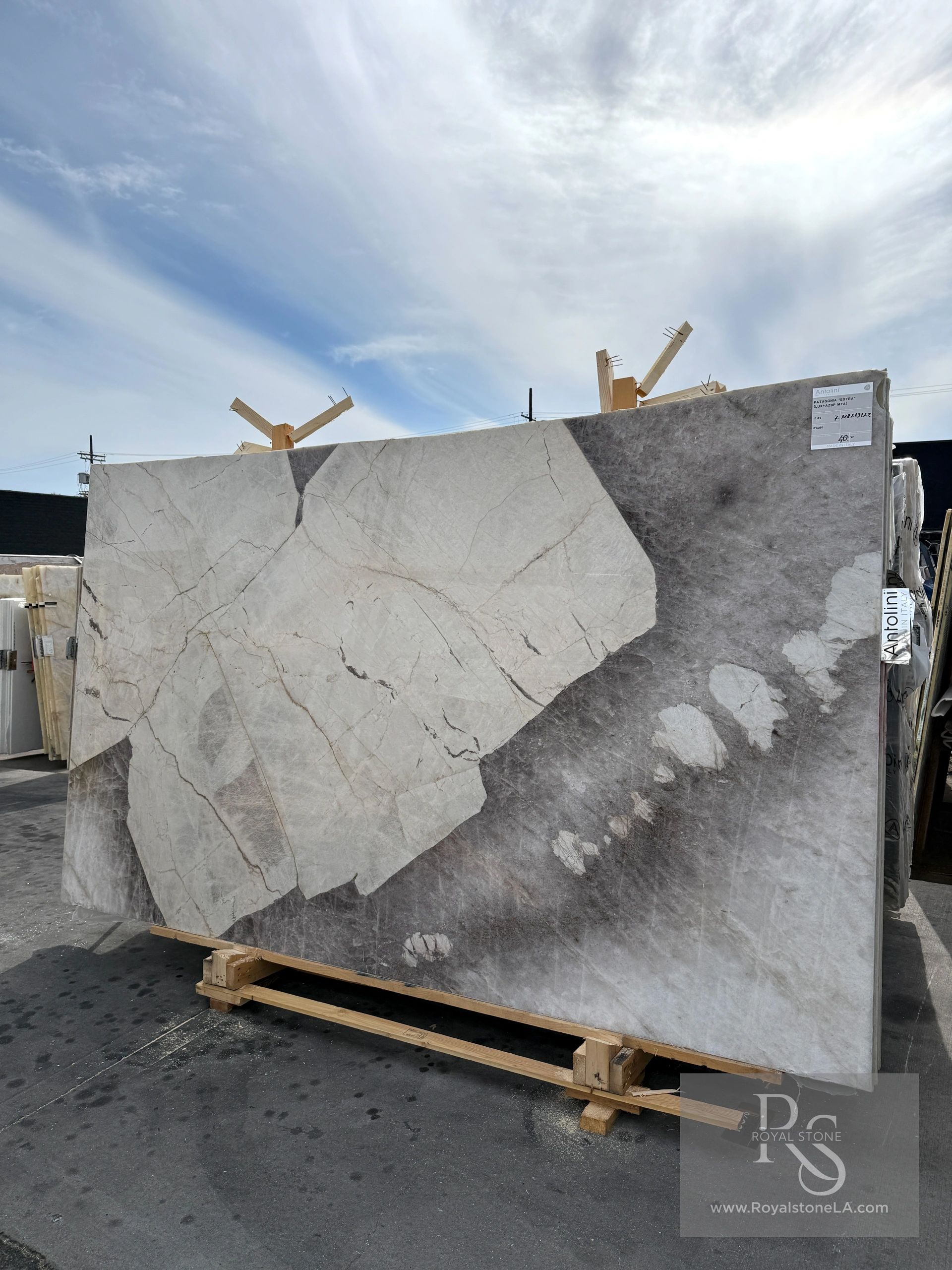 2cm Antolini Patagonia IYA356 Extra Quartzite Polished Finish  77" x 130" 