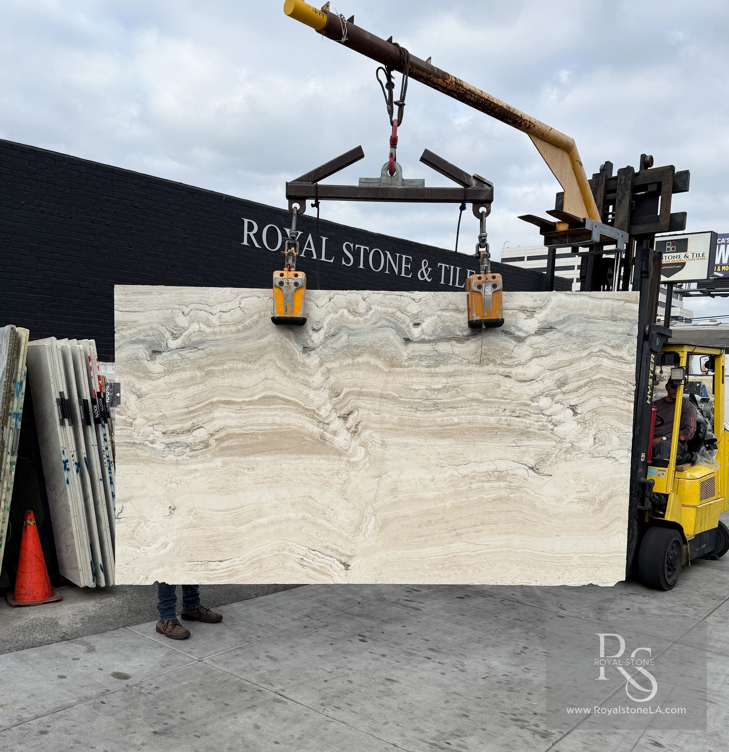 Travertine Silver Stone Antolini Silver Travertine Silverwind  Slab Honed Finish large size