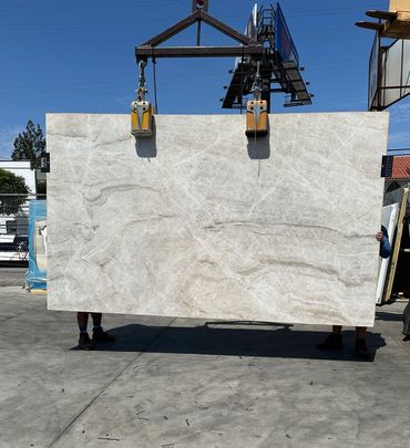 2cm Antolini Taj Mahal Leathered Finish Quartzite Slab 79x131 Royal Stone Slab Yard Los Angeles 