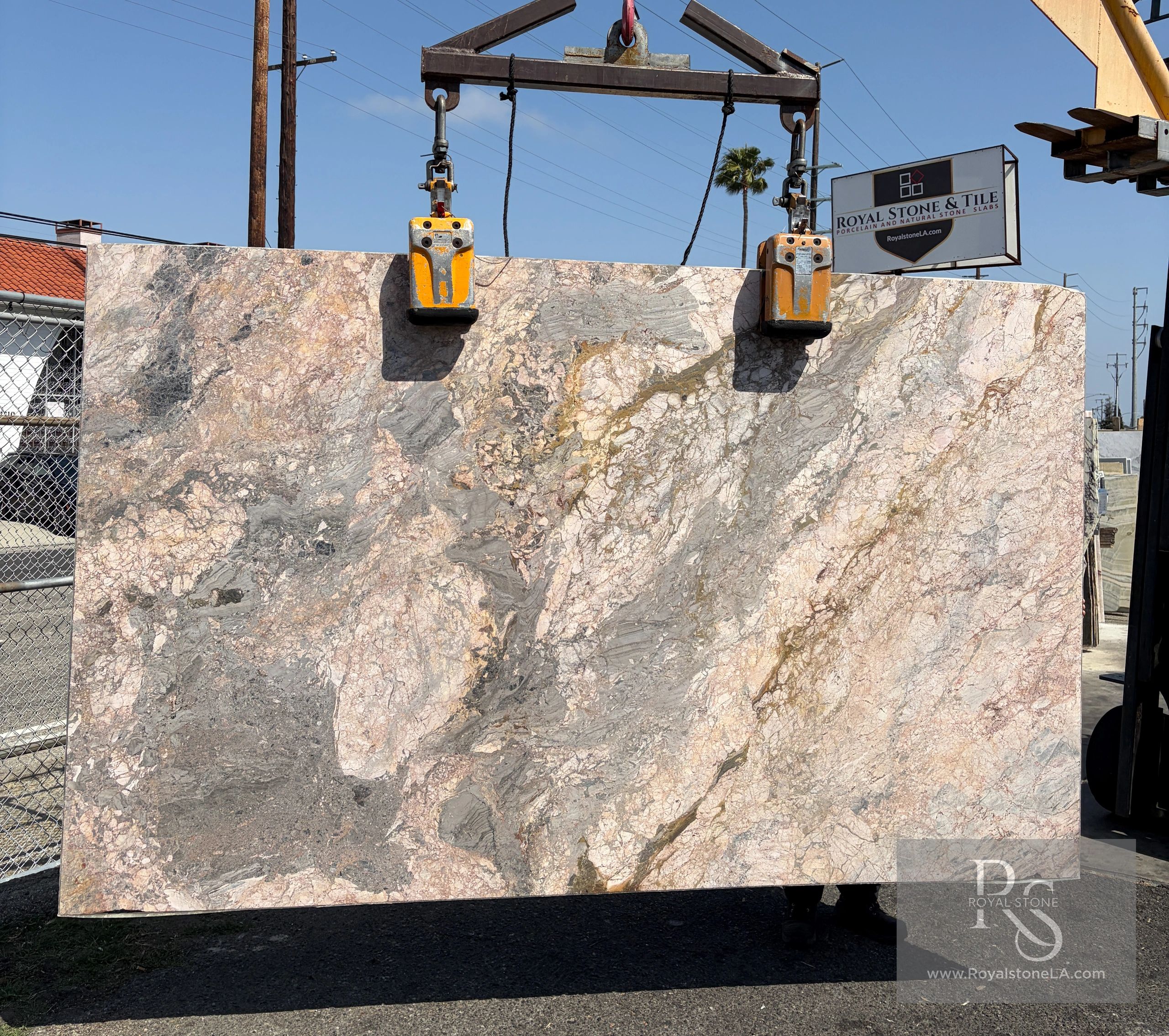 2cm Ceppo Viola Cosmo Honed Finish Marble Slab 74" x 122"