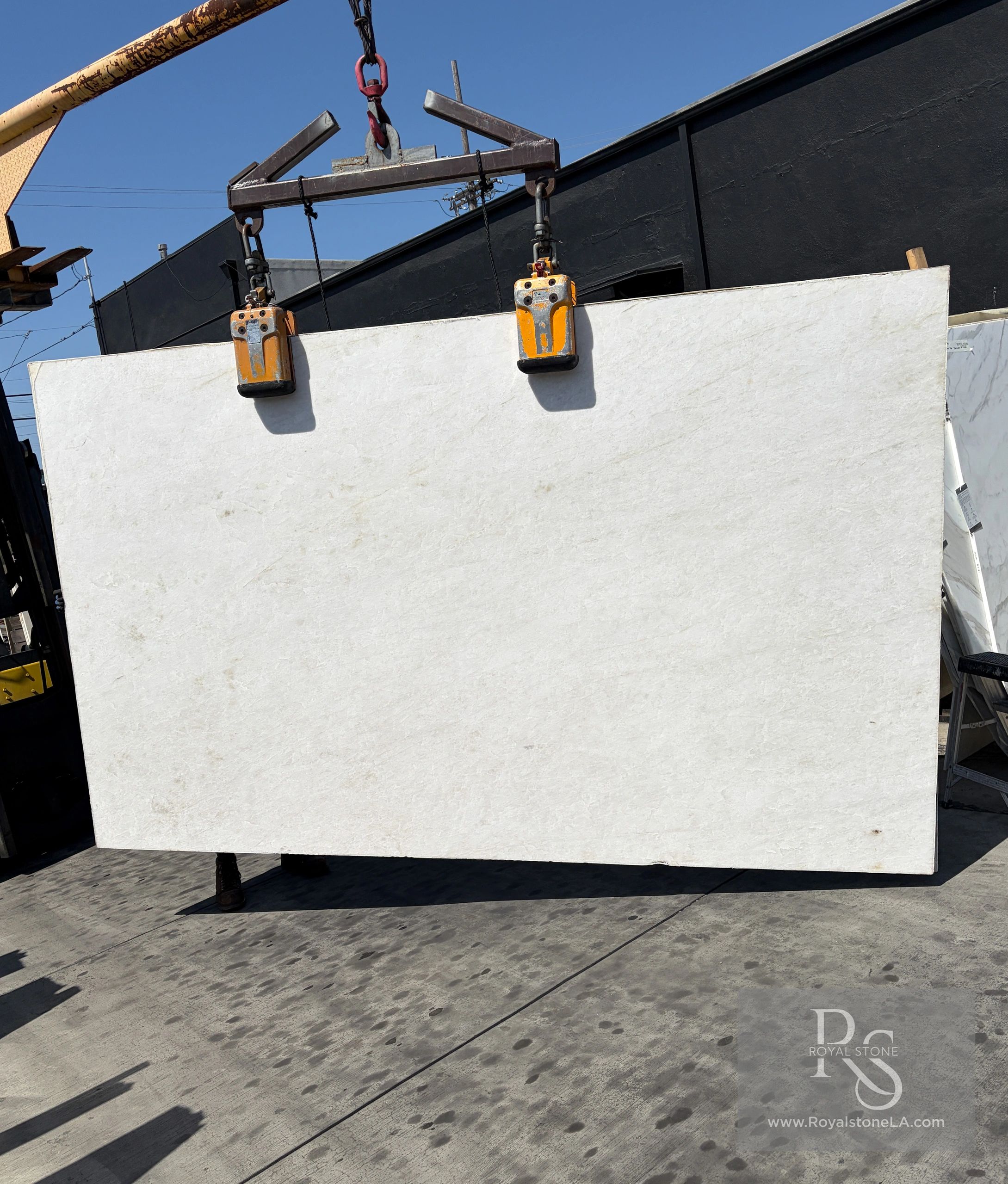 2cm Crystal White Supreme Natural Quartzite Taj Honed Finish 79" x 132"