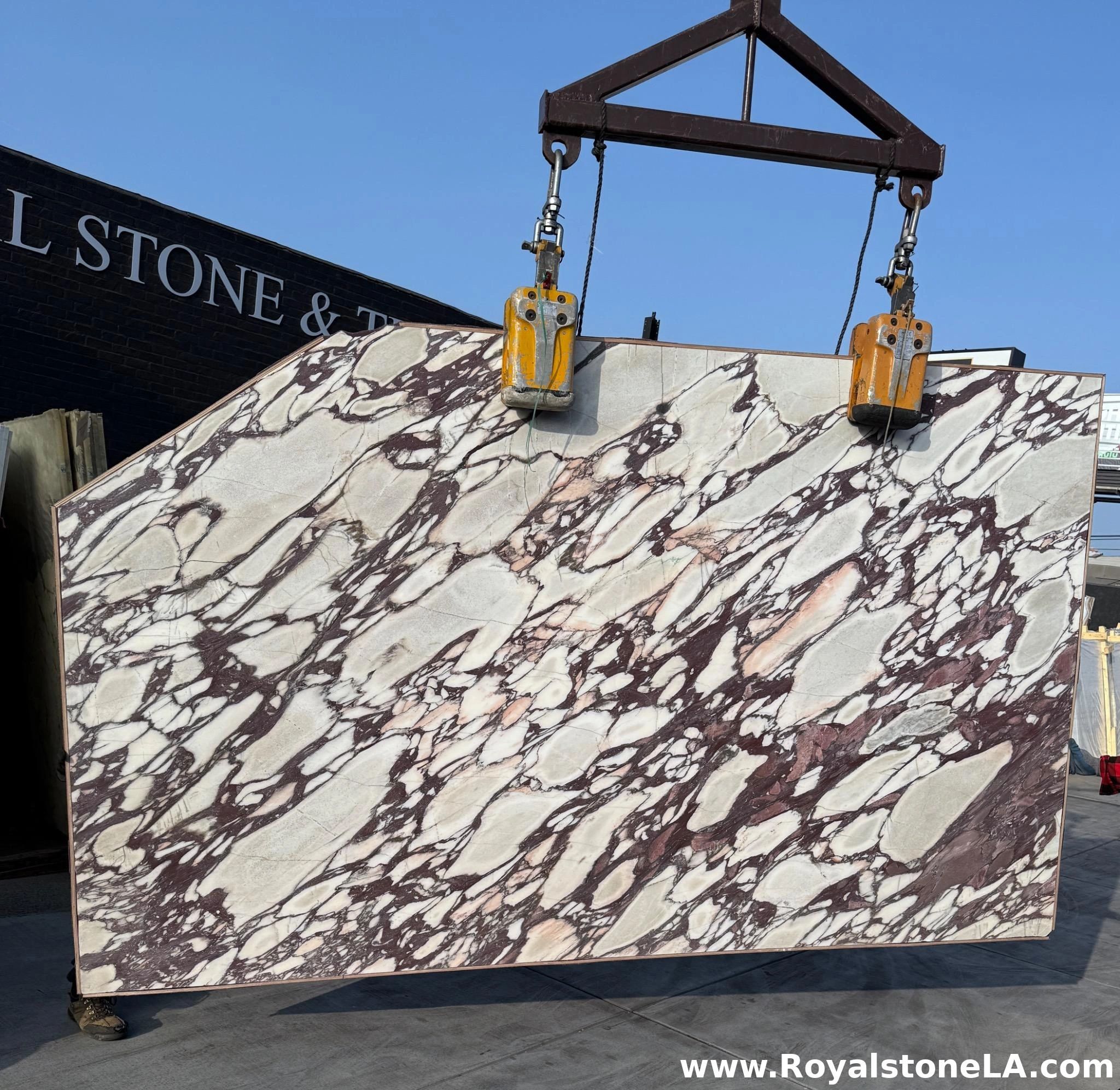 Antolini Calacatta Viola Marble Slab available at Royal Stone & Tile in Los Angeles