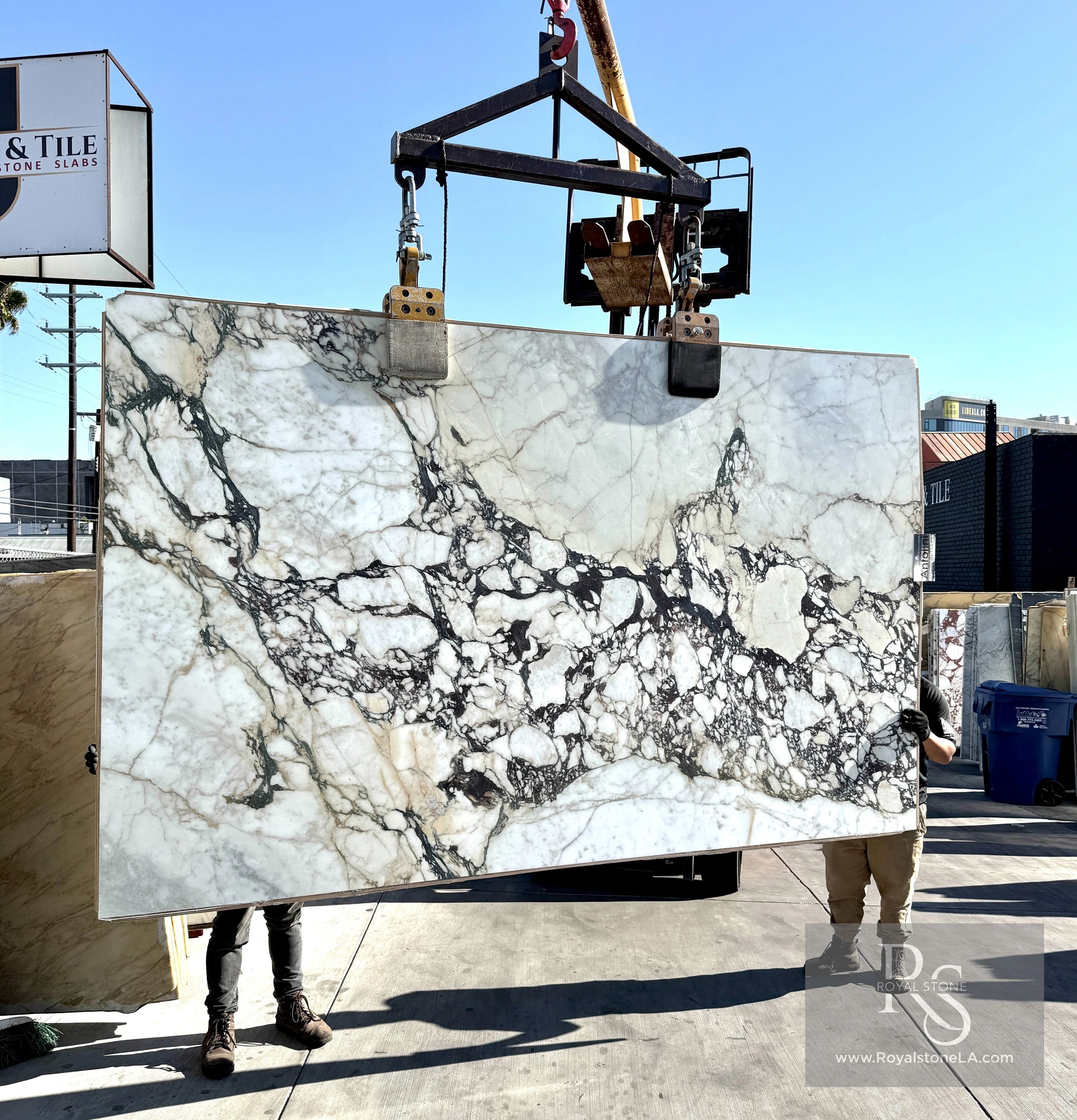 2cm Antolini Calacatta Viola Wow Honed Marble Slab 78" x 126" 