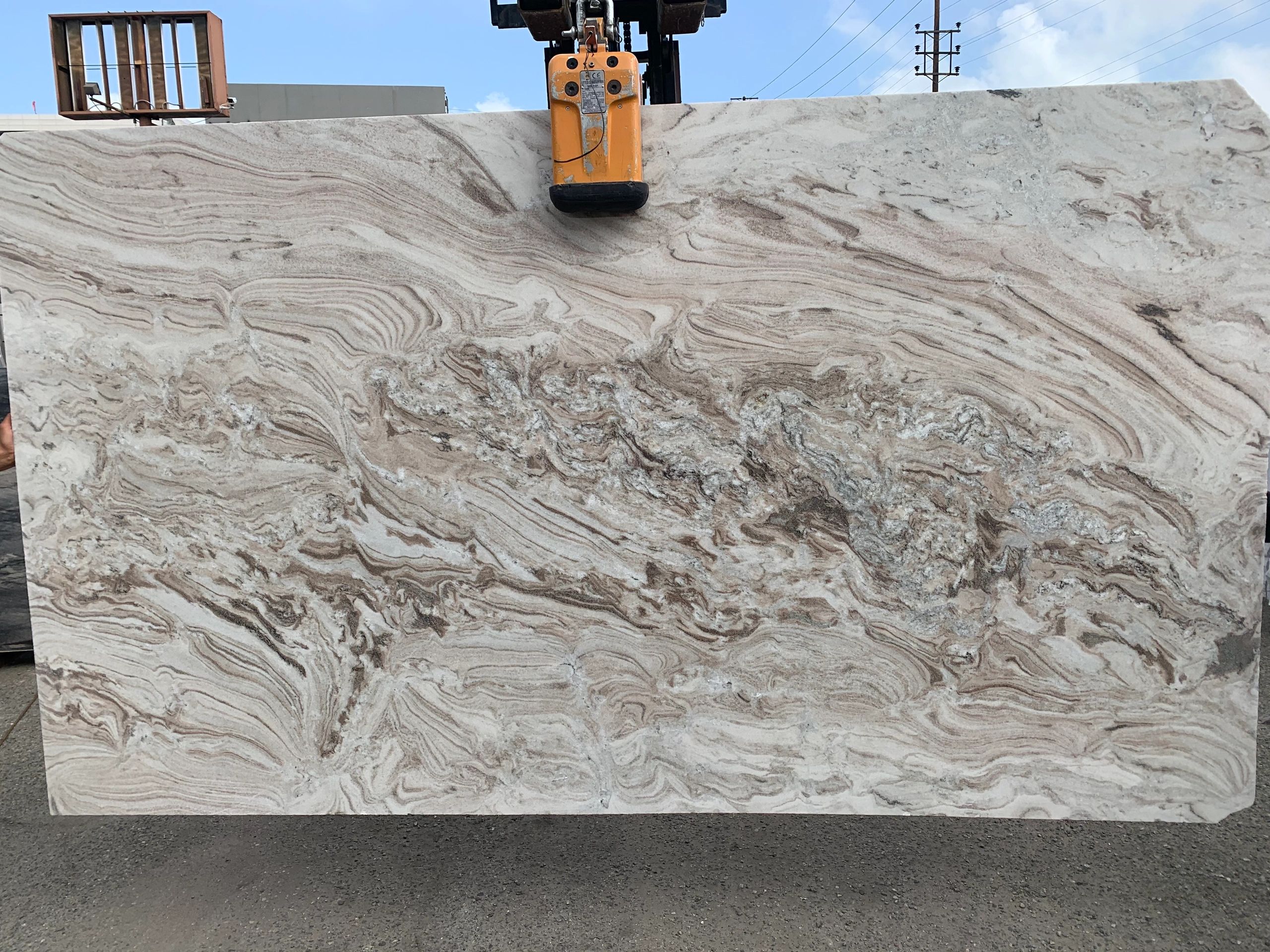 Taupe Quartzite Slab Capri Quartzite Natural Stone slab at royal stone slab yard in los angeles 