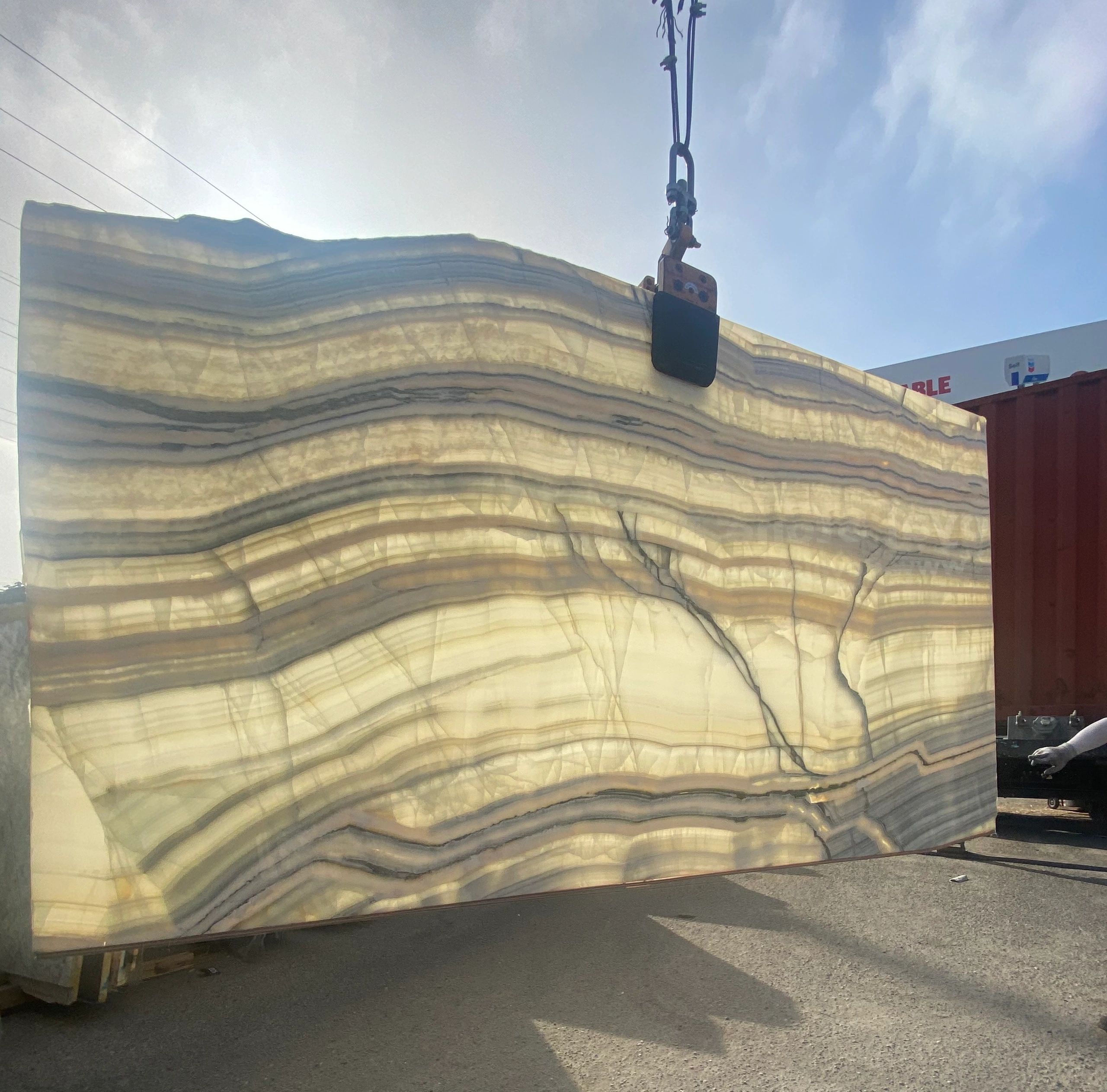 backlighted backlit onyx slab natural stone backlit slab