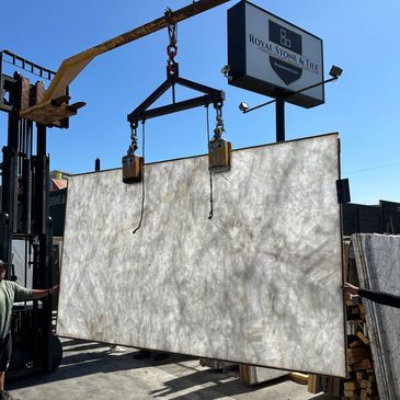 backlit slab Antolini Cristallo Quartzite Bianco  Polished Crystal slabs in Los Angeles Translucent 