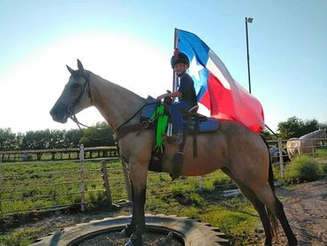 Obstacles keep riding lessons fun and entertaining for the student and horse