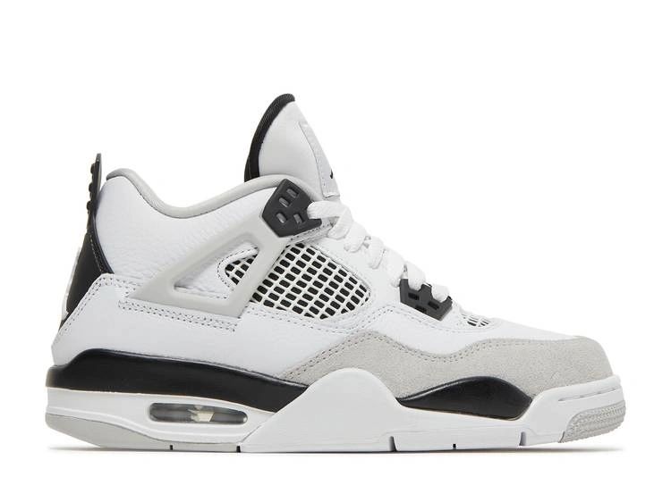 AIR JORDAN 4 RETRO GS 'MILITARY BLACK'