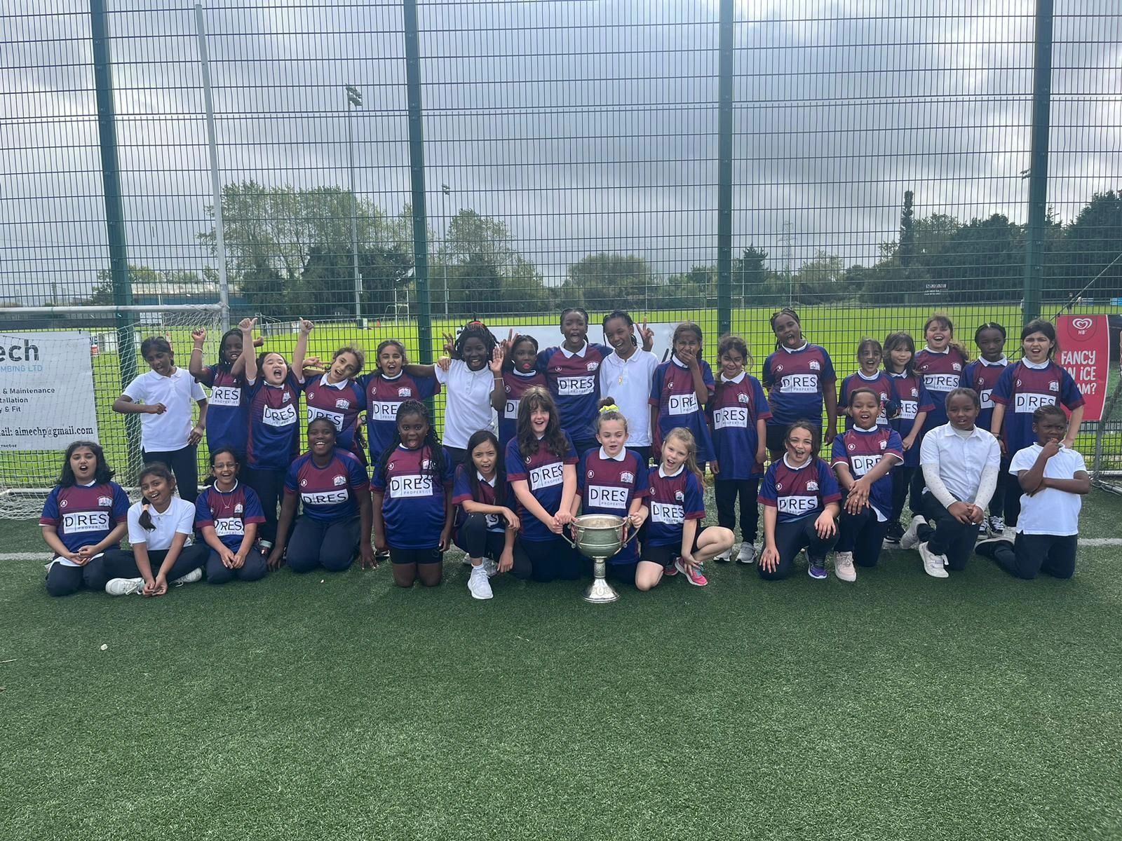 The Go-Games girls team played in Lucan Sarsfields on Tuesday in the first of four matches. 