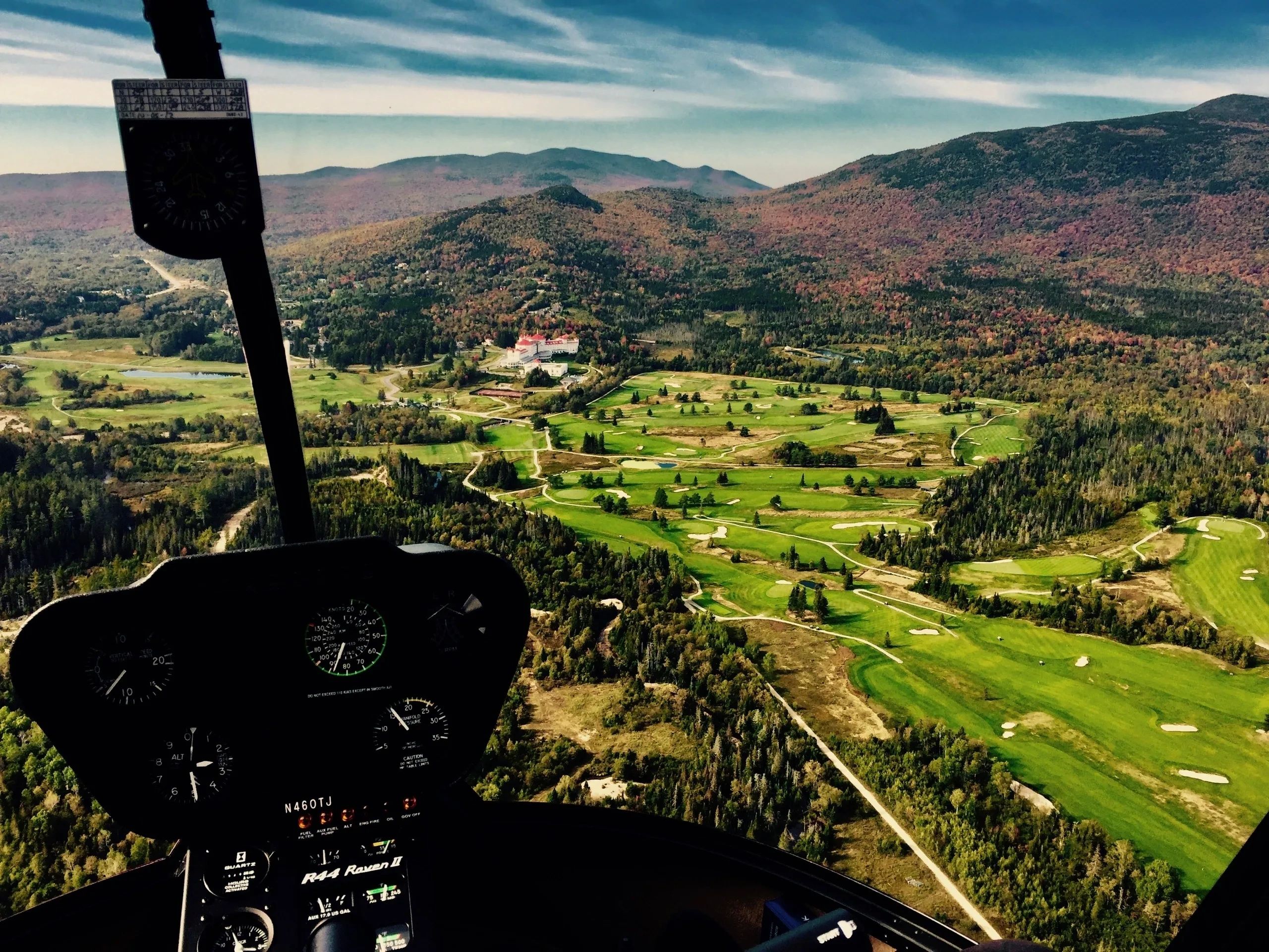 vermont helicopter tour