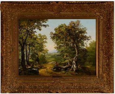 George Inness (1825-1894)           
“Summer in the Mountains” c1846