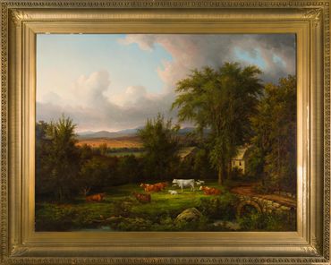 John White Allen Scott (1815-1907)
"Presidential Range, NH" 