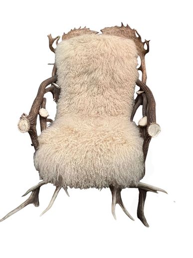 Vintage Antler Chair 