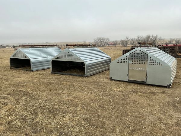 12’ calf shelters