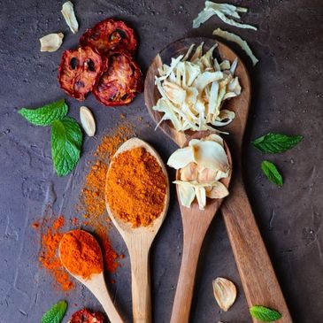 Dried tomato and spices