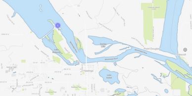 Lock and Dam #3 Hastings MN close to Hub's Landing and Marina