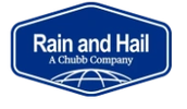Logo of Rain and Hail, a Chubb Company.
