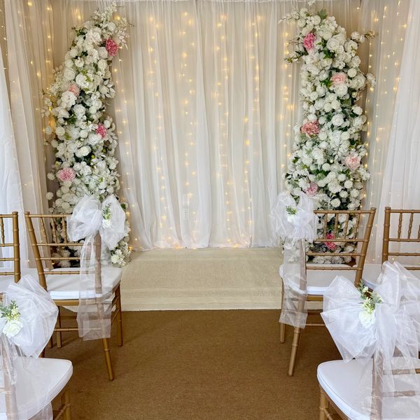 Intimate wedding ceremony at Michigan Wedding Studio in Farmington Hills, Michigan