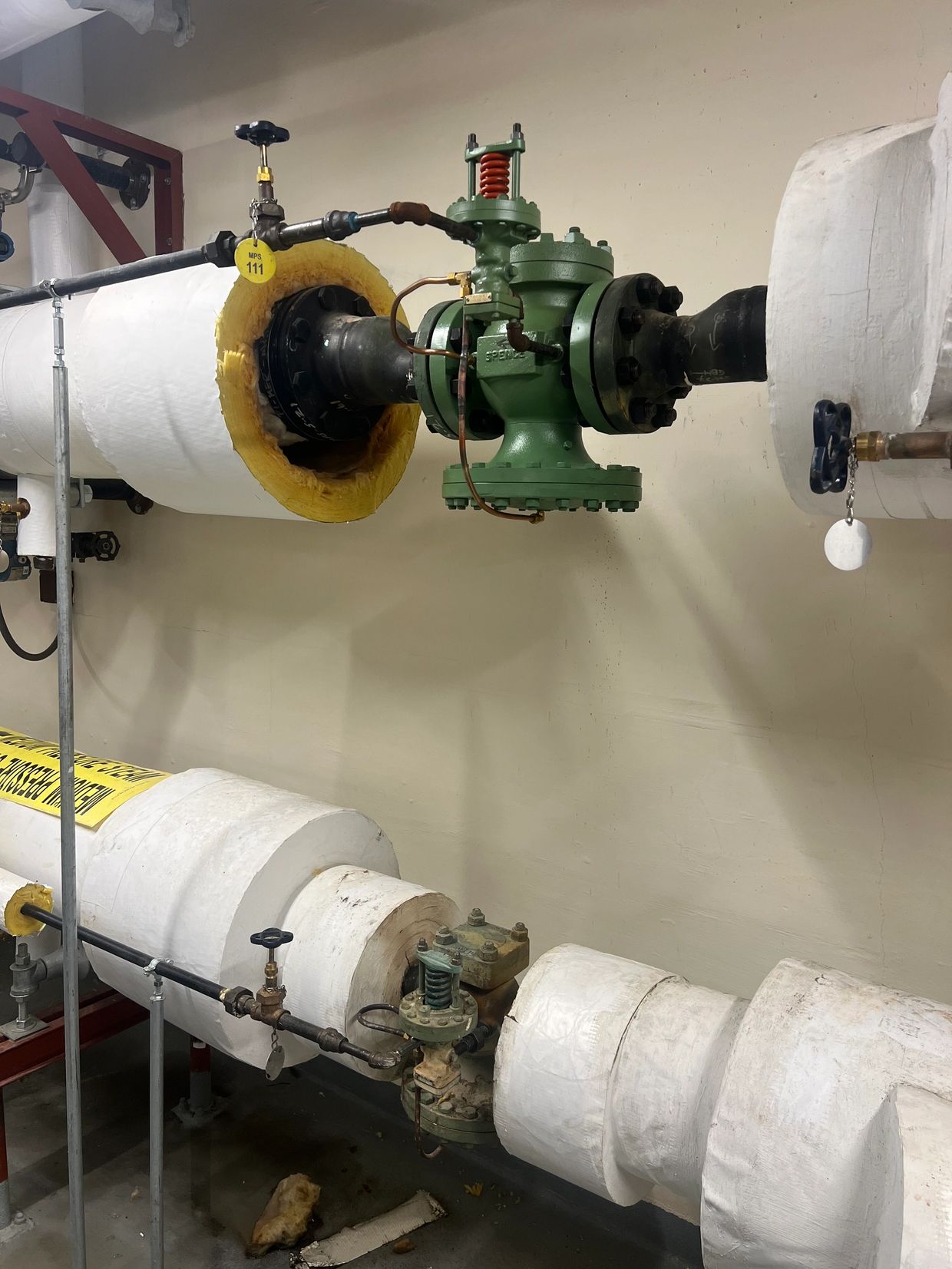 New steam pressure reducing valve 