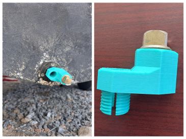 Boat Plug Keeper: available exclusively at Gales Ferry Marina--Never lose your boat plug again!