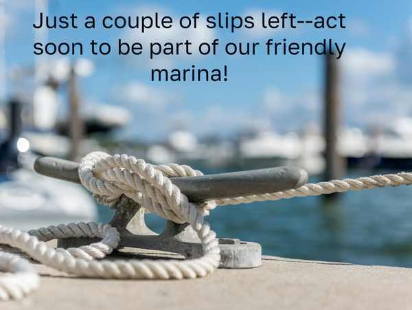 🌞boat slips available