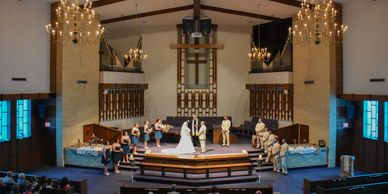 A church wedding