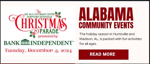 December 2024 Events Huntsville and Madison, AL