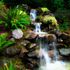 backyard waterfall