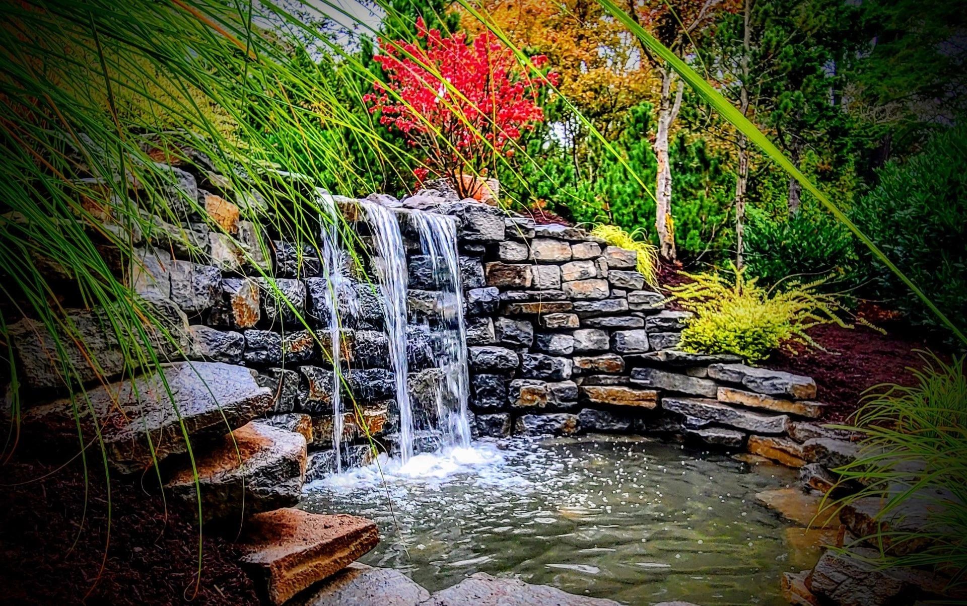 residential waterfall