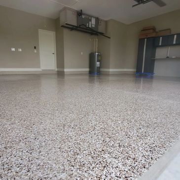 quartz garage floor