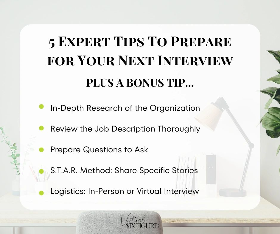 5 Expert Tips To Prepare for Your Next Interview