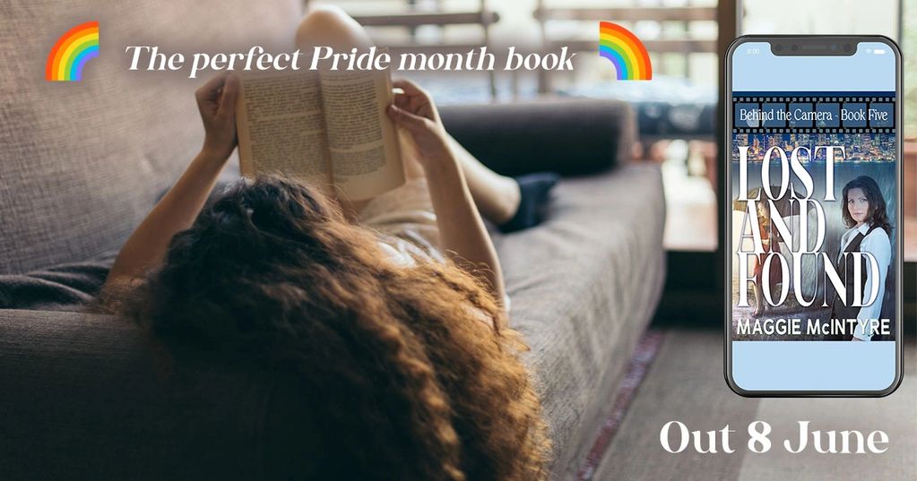 Image of beautiful woman lying on sofa reading a book.