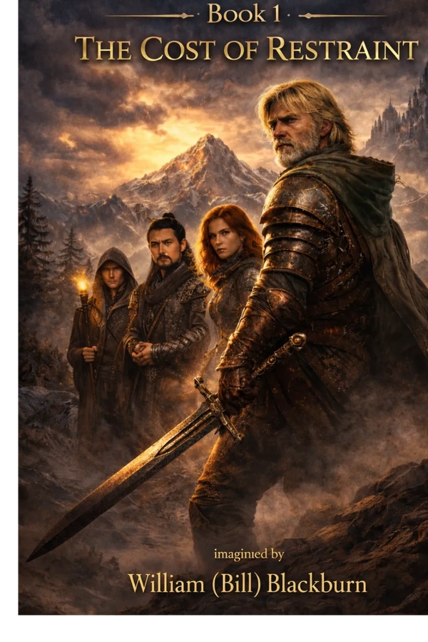 Epic fantasy poster for Chronicles of Boone Book 1.