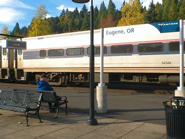 October 17th 2023 waiting for our Amtrak train 